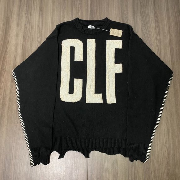 NWT size:M SAINT MICHAEL CLF KINT Pure wool CLF hand embroidered fringe bro - Picture 1 of 9